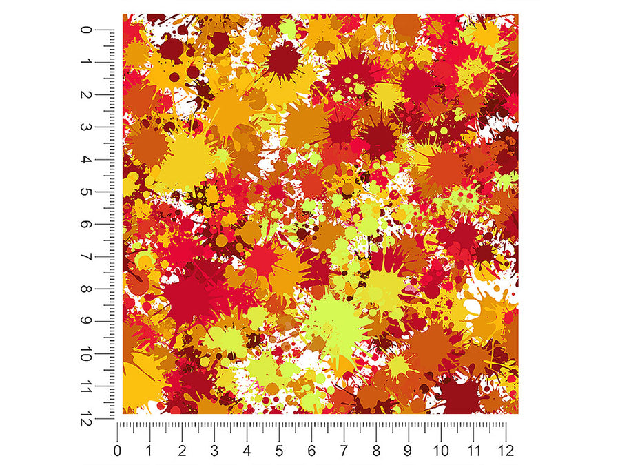 summer ends paint splatter 1ft x 1ft Craft Sheets