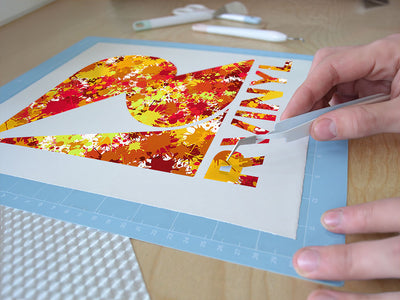 summer ends paint splatter Easy Weed Craft Vinyl