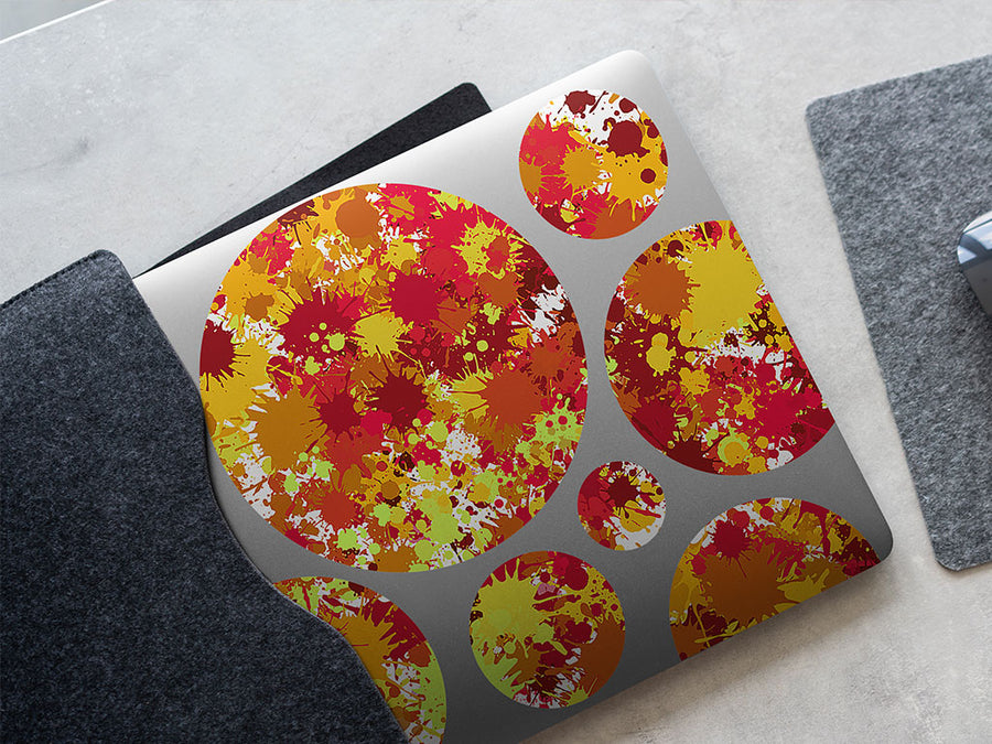 summer ends paint splatter DIY Laptop Stickers