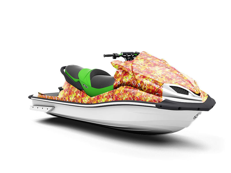 Summer Ends Paint Splatter Jet Ski Vinyl Customized Wrap