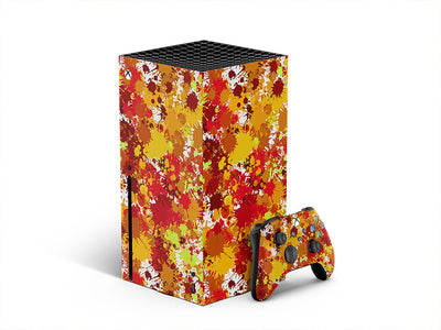 summer ends paint splatter XBOX DIY Decal