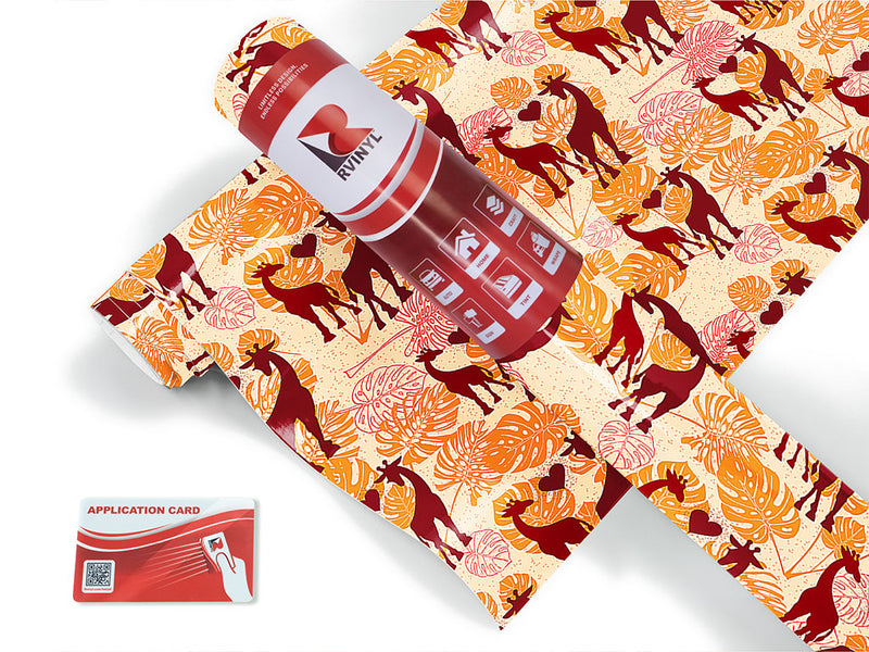 summer loving animal Craft Vinyl Roll