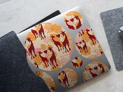 summer loving animal DIY Laptop Stickers