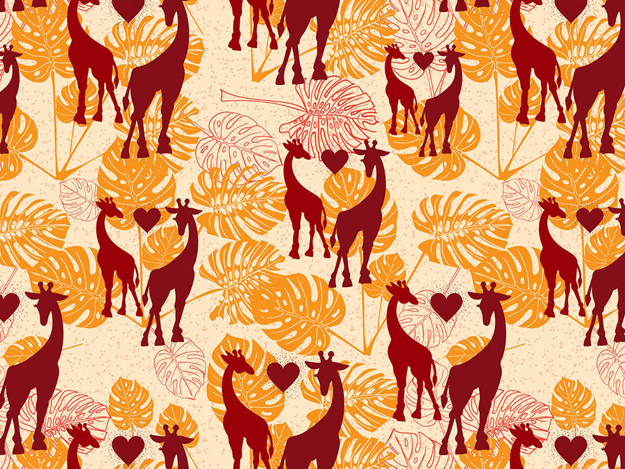 Summer Loving Animal Vinyl Wrap Pattern~Rwraps Series 914 Digitally Printed Vinyl Wrap~0