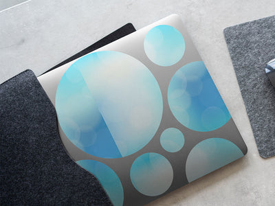 summer skies bokeh DIY Laptop Stickers