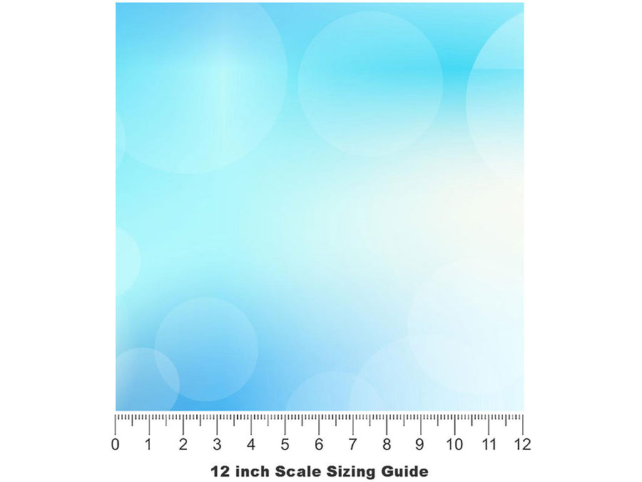 Summer Skies Bokeh Vinyl Film Pattern Size 12 inch Scale~Rwraps Summer Skies Bokeh Sizing Chart~2