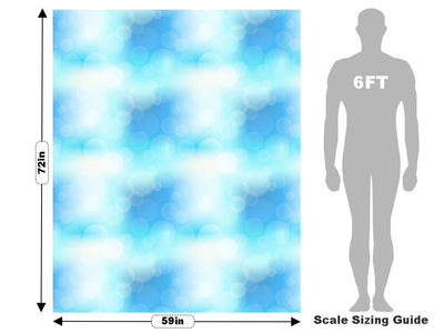 Summer Skies Bokeh Vehicle Wrap Scale~Rwraps Series 914 Summer Skies Bokeh Measurements~1