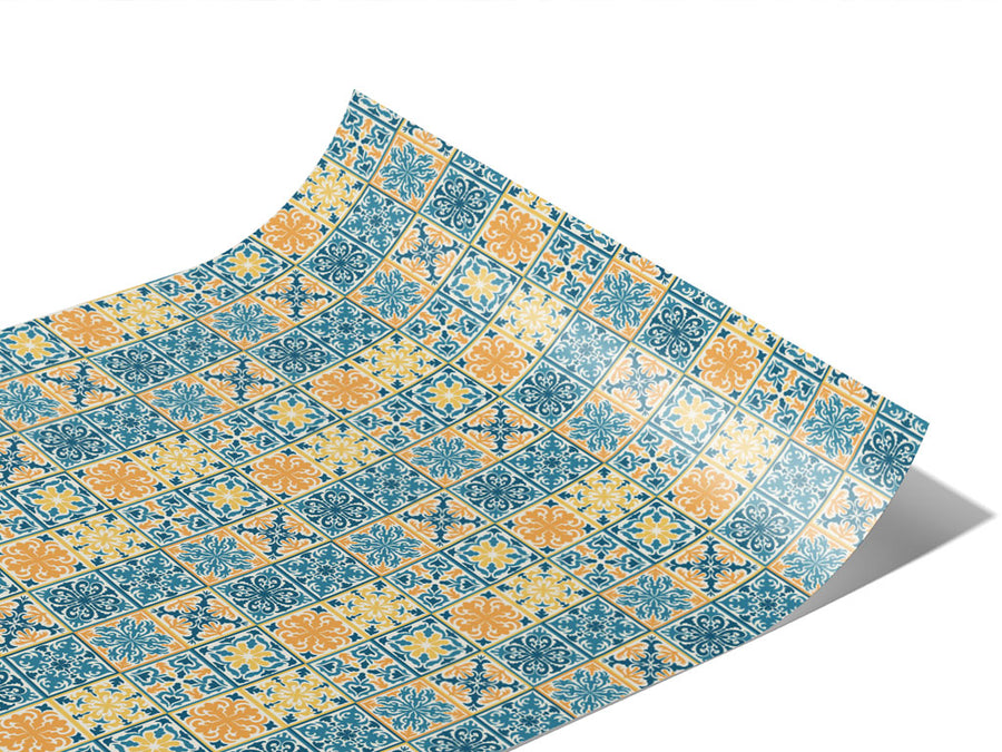 Summer Tile Vinyl Wraps~Rwraps Series 914 Digitally Printed Vinyl Wrap~1
