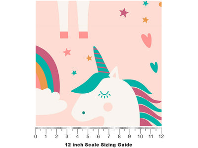 Summoning Rainbows Fantasy Vinyl Film Pattern Size 12 inch Scale~Rwraps Summoning Rainbows Fantasy Sizing Chart~2