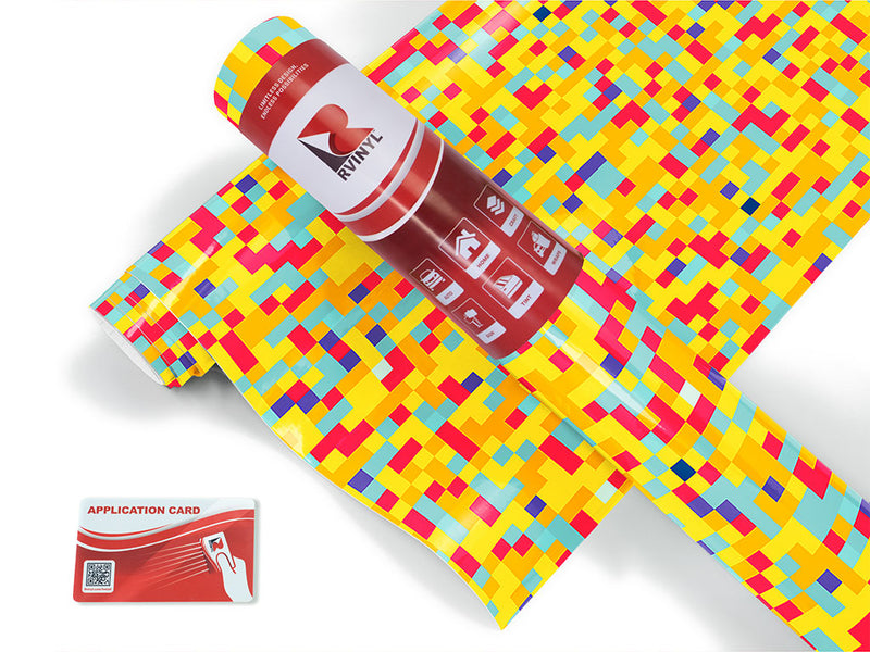 sunflower patterns pixel Craft Vinyl Roll