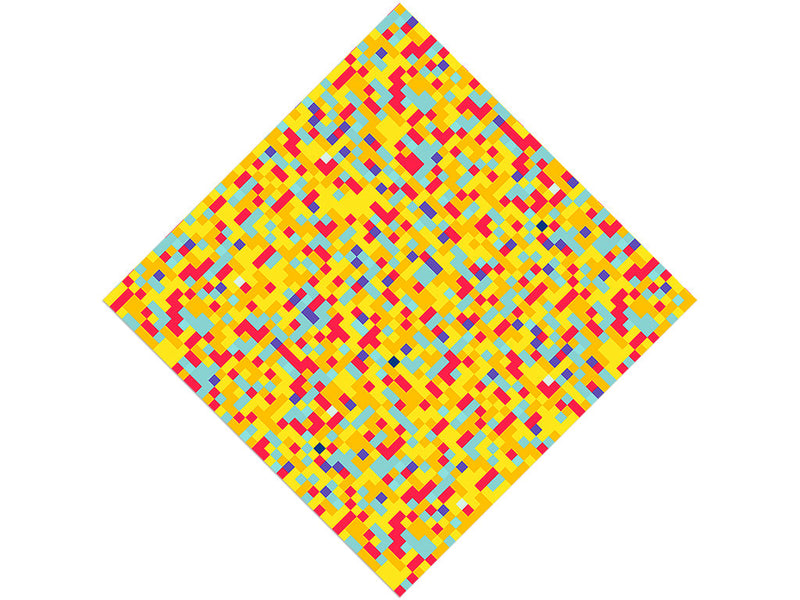 Sunflower Patterns Pixel Vinyl Wrap Pattern