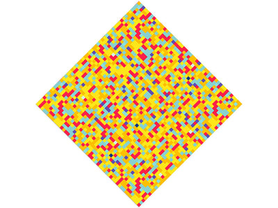 Sunflower Patterns Pixel Vinyl Wrap Pattern