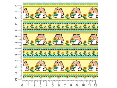 sunflower snack animal 1ft x 1ft Craft Sheets