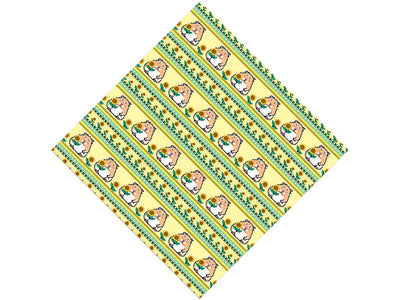 Sunflower Snack Rodent Vinyl Wrap Pattern