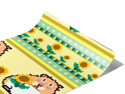 Sunflower Snack Rodent Vinyl Wraps~Rwraps Series 914 Digitally Printed Vinyl Wrap~0