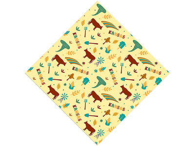 Sunflower State Americana Vinyl Wrap Pattern