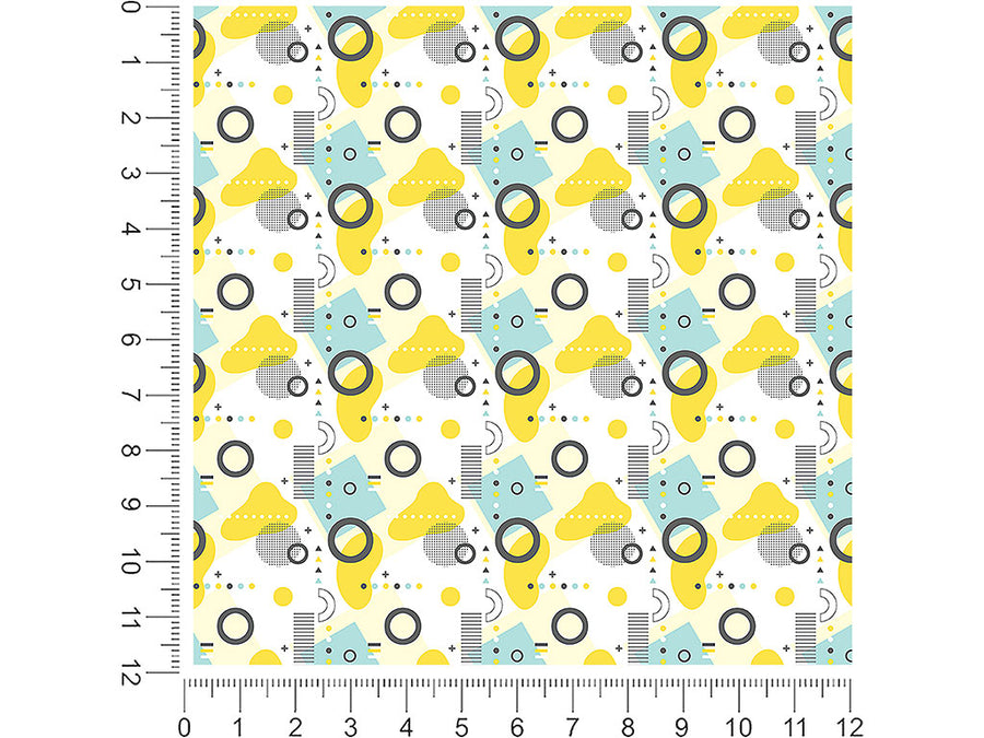 sunny reflections abstract geometric 1ft x 1ft Craft Sheets