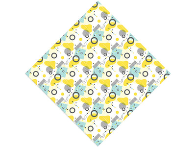 Sunny Reflections Abstract Vinyl Wrap Pattern