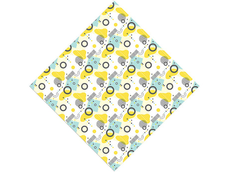 Sunny Reflections Abstract Vinyl Wrap Pattern