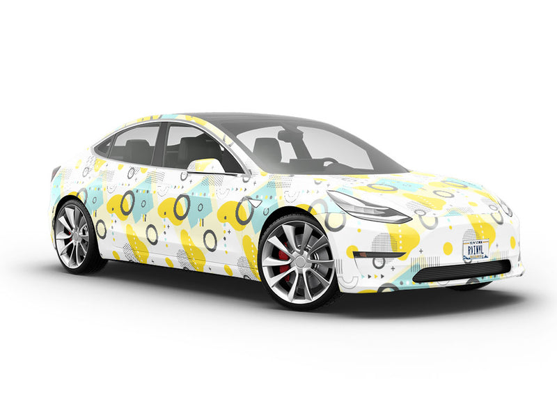 Sunny Reflections Abstract Vehicle Vinyl Wrap