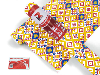 sunny sky art deco Craft Vinyl Roll