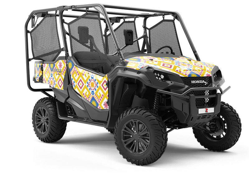 Sunny Sky Art Deco Utility Vehicle Vinyl Wrap