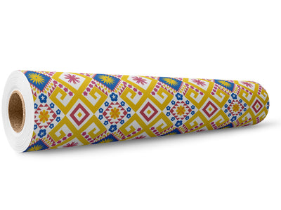 Sunny Sky Art Deco Wrap Film Wholesale Roll~Rwraps Series 914 Digitally Printed Vinyl Roll~5