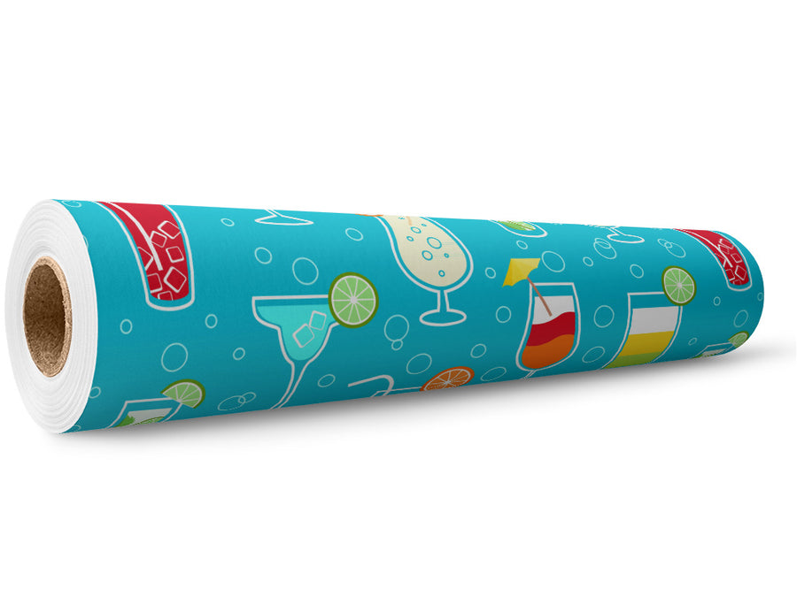 Sunrise Sours Alcohol Wrap Film Wholesale Roll~Rwraps Series 914 Digitally Printed Vinyl Roll~5