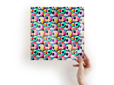 sunrise viewing skull and bones Craft Sheets