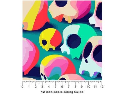 Sunrise Viewing Halloween Vinyl Film Pattern Size 12 inch Scale~Rwraps Sunrise Viewing Halloween Sizing Chart~2