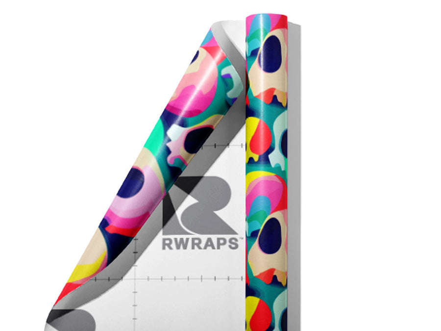 Sunrise Viewing Halloween Wrap Film Sheets~Rwraps Series 914 Sunrise Viewing Halloween Scrolled Sheet~3