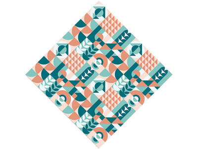 Sunset Abstractions Mosaic Vinyl Wrap Pattern