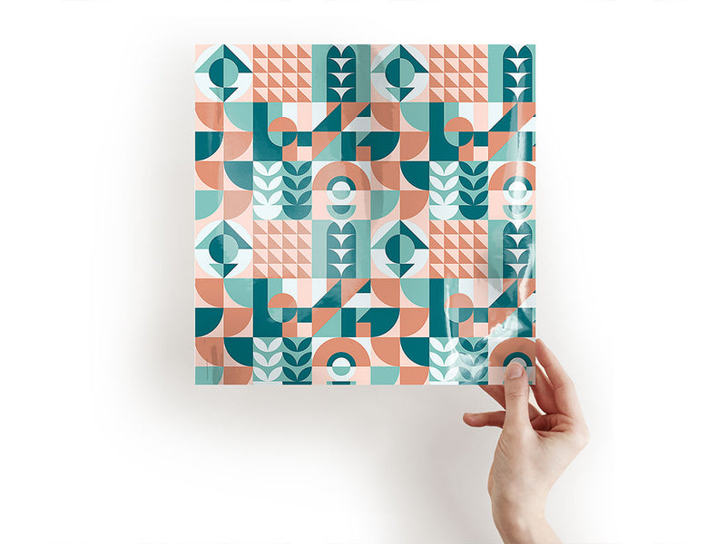 sunset abstractions mosaic Craft Sheets