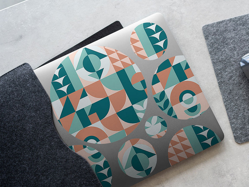 sunset abstractions mosaic DIY Laptop Stickers