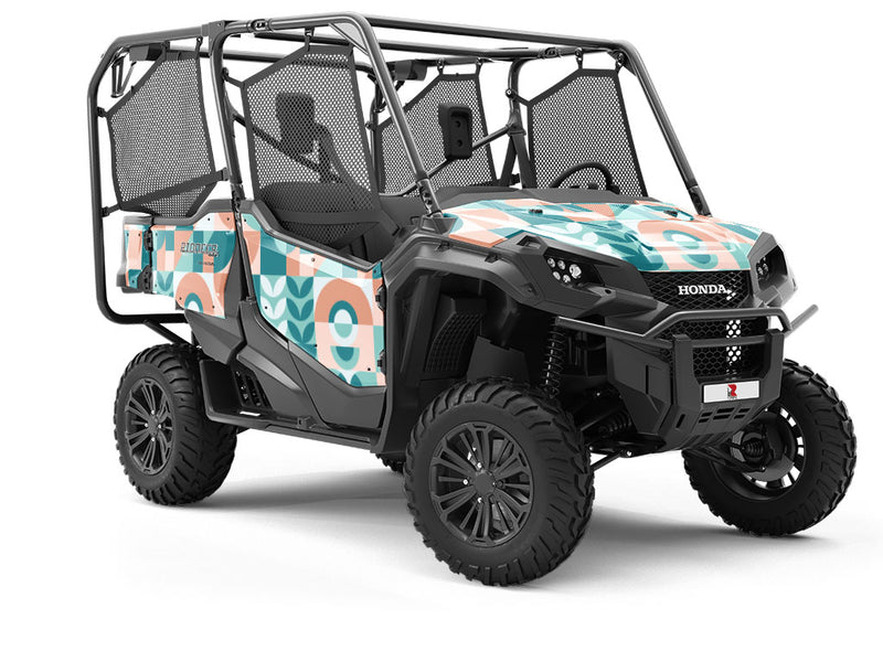 Sunset Abstractions Mosaic Utility Vehicle Vinyl Wrap