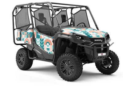 Sunset Abstractions Mosaic Utility Vehicle Vinyl Wrap