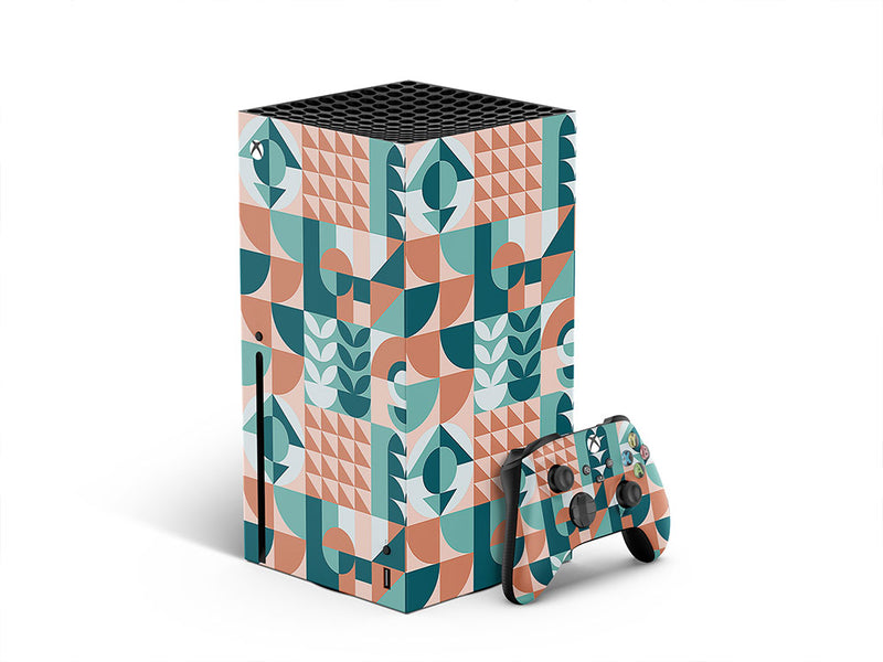 sunset abstractions mosaic XBOX DIY Decal