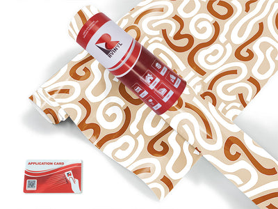 sunset backroads abstract geometric Craft Vinyl Roll
