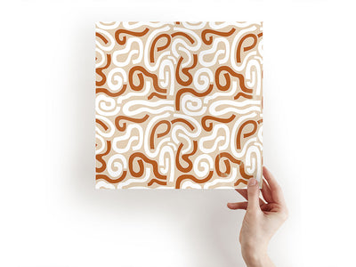 sunset backroads abstract geometric Craft Sheets