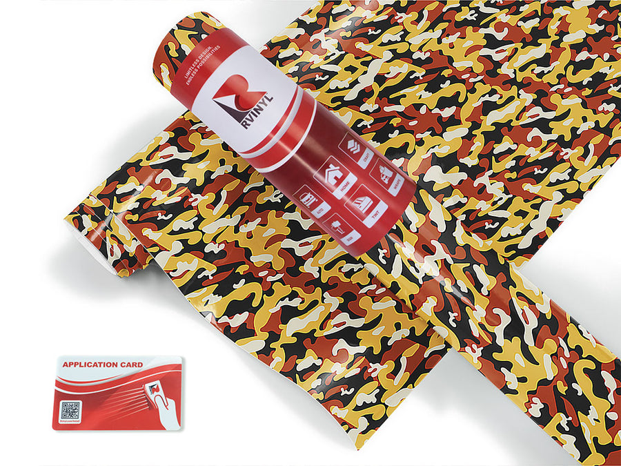 sunset multicam camouflage Craft Vinyl Roll