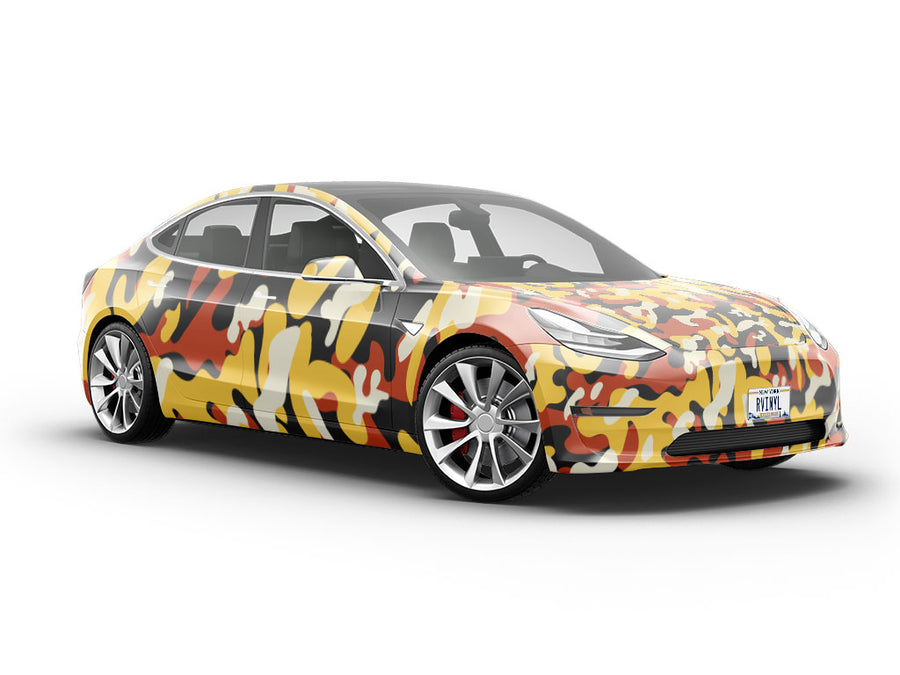 Sunset Multicam Camouflage Vehicle Vinyl Wrap