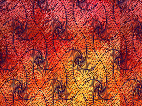 Sunset Tangles Optical Illusion Vinyl Wrap Pattern~Rwraps Series 914 Digitally Printed Vinyl Wrap~0