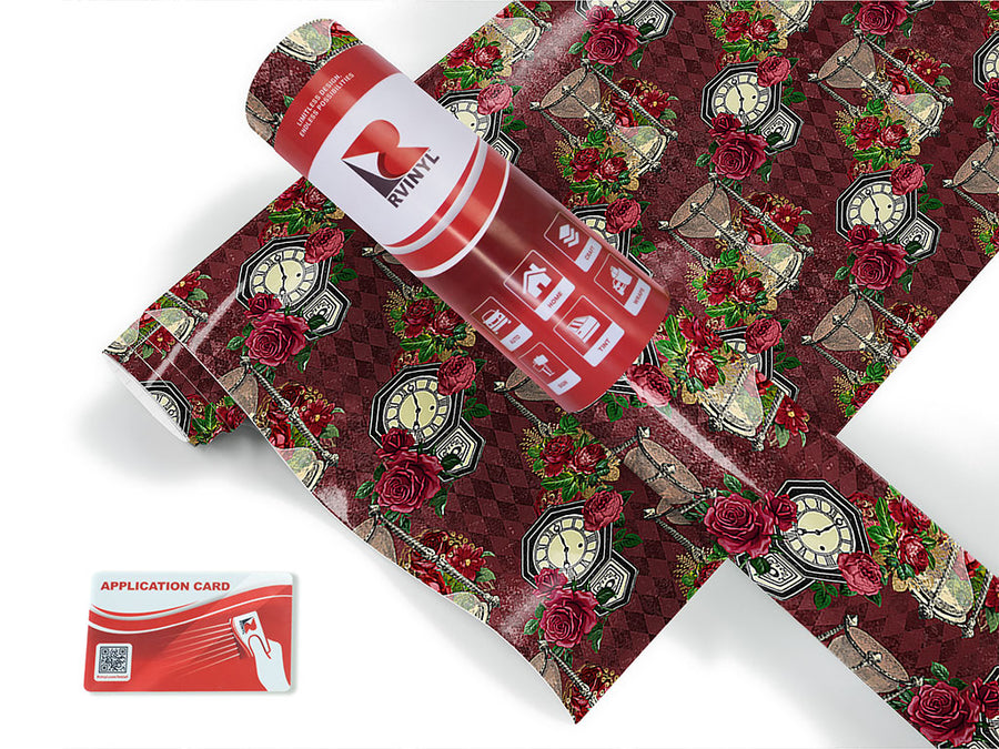 sunset timekeepers gothic Craft Vinyl Roll