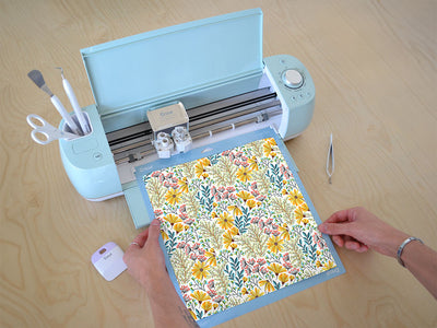 sunshine blossoms floral Cricut Compatible Vinyl