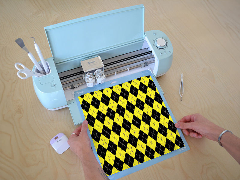 sunshine contrast argyle Cricut Compatible Vinyl