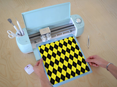 sunshine contrast argyle Cricut Compatible Vinyl