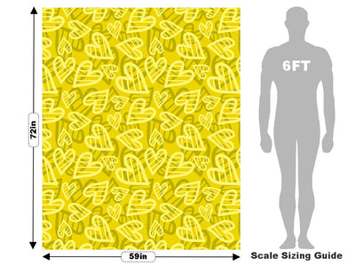 Sunshine Forever Heart Vehicle Wrap Scale~Rwraps Series 914 Sunshine Forever Heart Measurements~1