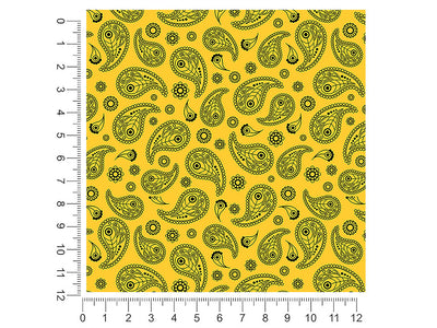 sunshine mellow paisley 1ft x 1ft Craft Sheets