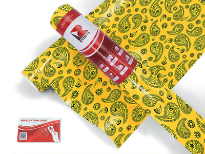 sunshine mellow paisley Craft Vinyl Roll