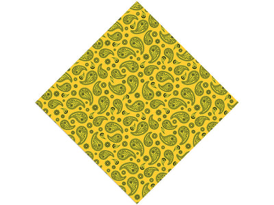 Sunshine Mellow Paisley Vinyl Wrap Pattern